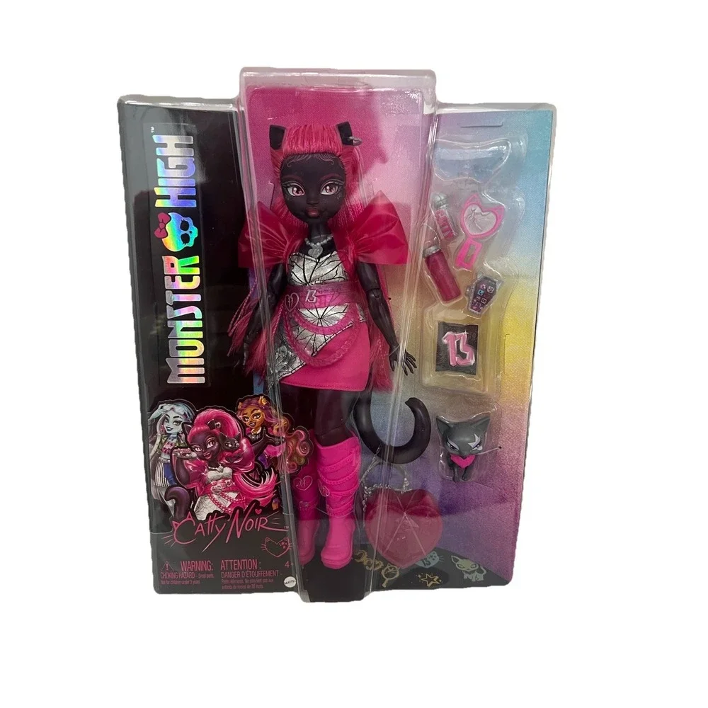 (280/9)2024 Monster High G3 Catty Noir Fashion Doll w/ Pet Amulette NEW